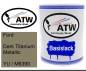Preview: Ford, Dark Titanium Metallic, YU / M6390: 1L Lackdose, von ATW Autoteile West.